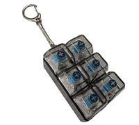 Unzip The Doll, With Fun Glowing Effect While Pressing.8cm, Light Up Keyboard Fidget Toy, Stress Rëliëf Toys Keyboards Keychain With LED Lights, Portable Design, For Kids Teens Adults Home School