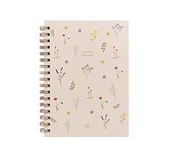 UO A5 Flower of Life Hardback Notebook 200 Pages Polka Dot Spiral Bound Notebook (15x22cm)