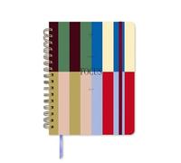 UO Copenhagen School Diary Week to View: Starts in September 2026 and Ends in August 2027, Hardcover, Includes 134 Stickers, Elastic Rubber, Ruler Marker and Record Tape, Stripes