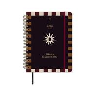 UO School Diary Universe Week View: Starts in September 2026 and Ends in August 2027, Hardcover, Includes 134 Stickers, Elastic Rubber, Ruler Marker and Record Tape, Black