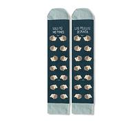 UO Unisex Me pones los pelillos de punta 42-46 Funny socks for couples love, Multicolor, 42-46