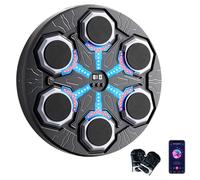 UOAESR Music Boxing Machine, 15 Speeds, Wall-mounted Boxing Machine, Boxing Music Machine with Glove, Boxing Training Equipment, Home Boxing Game for Adult/Kid (Blue)