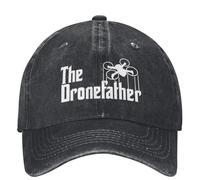 UOARQAUJ Aerial Flying Drone Pilot Operator Cap for Men Cotton UAV Fly Drones Player Trucker Hat Causal Wear Adjustable Fit Baseball Cap