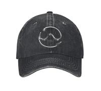 UOARQAUJ Chromatica Ball Lady GAGA Baseball Cap Casual Distressed Denim Snapback Hat for Men Women Outdoor Travel Adjustable Caps Hat