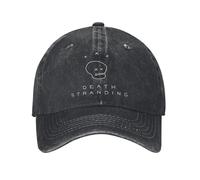 UOARQAUJ Death Stranding 2 Men Women Baseball Cap Distressed Denim Hats Cap Vintage Outdoor All Seasons Travel Adjustable Headwear