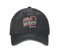 UOARQAUJ Gulf of Mexico Forever Retro Unisex Baseball Cap Distressed Denim Hats Cap Classic Outdoor Activities Gift Sun Cap