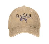 UOARQAUJ Imagine Dragons Baseball Cap Retro Distressed Cotton Snapback Hat for Men Women Outdoor Activities Unstructured Soft Hats Cap