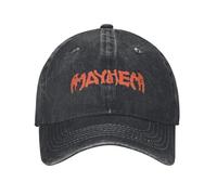 UOARQAUJ Lady Gaga Mayhem 2025 New Album Men Women Baseball Cap Distressed Washed Caps Hat Retro Outdoor Summer Gift Snapback Cap