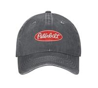 UOARQAUJ Peterbilt Truck Sun Baseball Cap Streetwear Unisex-Teens Washed Trucker Hat Sun-Proof Fishing Snapback Cap Birthday Present