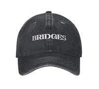 UOARQAUJ Vintage Bridges Logo Death Stranding Baseball Cap Men Women Distressed Washed Snapback Hat Outdoor Workouts Soft Caps Hat
