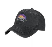 UOAZYIIF Cape Town Table Mountain South Africa Cape of Good Hope Cape Town Souvenirs Baseball Cap Black Custom Cap Men Women's