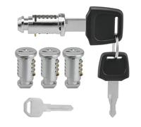 UOCAI Set of 4 Roof Box Lock Cores for Thule Bicycle Carrier, Keys and Lock Cylinder for Thule Roof Box, Bicycle Carrier Accessories Roof Rack with Spare Key