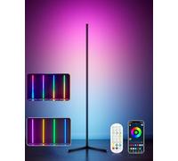 Uocub LED Corner Lamp, RGB Corner Floor Lamp with APP and Remote Control, 16 Million Colors & 68+ Scene Color Changing Ambience Light with Music Sync for Living Room, Bedroom, Gaming Room
