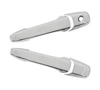 UOEMCRTB 1 Pair Silver ABS Exterior Door Handle Cover Trim Decor Fit for F&ord for Mustang 2004-2007 2008 2009 2010 2011 2012 2013 2014