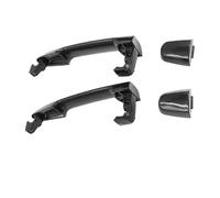 UOEMCRTB 4PCS 69211-AA010 FL FR 69211-AA020 RL RR Exterior Door Handles for Pontiac for Vibe 2003 2004 2005 2006 2007 2008(2X 69211-AA020 RL RR)