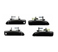 UOEMCRTB 4Pcs/lot Front and Rear Exterior Outside Door Handles Set Black for Civic 2001 2002 2003 2004 2005
