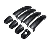 UOEMCRTB 8 PCS Car ABS Carbon Fiber 4 Door Handle Covers for F&ord for Focus Escape Kuga Ranger 2013 2014 2015 2016 2017 2018