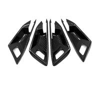 UOEMCRTB ABS Carbon Fiber Look Accessories Center Console Gear Shift Panel Decoration Cover Interior for A3 8Y Sedan Sportback 2021 (Inner Door Bowl)