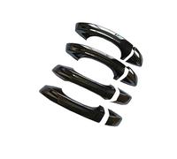 UOEMCRTB Accessories for Seat for Ibiza KJ1 MK5 FR 2018~2023 Carbon Fiber Car Door Handle Cover Trim Auto Protective Stickers 2019 2020 2021(4Handle NO Keyhole2)