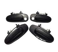 UOEMCRTB Black For TOYOTA For COROLLA 1993-1997 Car Exterior Outside Outer Door Handle Front Rear Left Right 69220-12160 69210-12160(Front Rear 4 pcs)