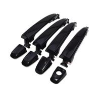 UOEMCRTB Black Outside Outer Door Handles Front Rear Left Right for Toyota for Sienna 2004 2005 2006 2007 2008 2009 2010 69211-AE010(Front Rear 4pcs)