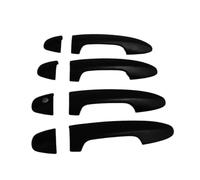 UOEMCRTB Car Accessories ABS Black Door Handle Cover Car Styling for Toyota for Hilux Revo2016 2017 2018 2019 2020 2021 4x4 4x2(Black)