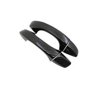 UOEMCRTB Car Door Handle Cover for SEAT for Leon 5F 2012~2019 MK3 Carbon Fiber External Handles Tirm Auto Accessories Stickers 2015 2017 2018(2Handle NO Keyhole)