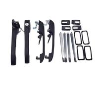 UOEMCRTB Car Door Handles Lock W/Keys Outside Exterior Front Rear Left Right for VW for Golf MK1 MK2 for Jetaa MK2 191837205A 191837206A(Front Rear 4pcs)