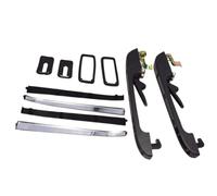 UOEMCRTB Car Door Handles Lock W/Keys Outside Exterior Front Rear Left Right for VW for Golf MK1 MK2 for Jetaa MK2 191837205A 191837206A(Rear Pair)