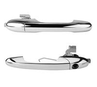 UOEMCRTB Car Exterior Door Chrome Handle for Fiat 500 2012-2018 Left & Right Door Drive Outer Handle 68069942-AB 68069942-AC Accessories(2pcs)
