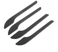 UOEMCRTB Car Exterior Door Handles for Tesla Model 3 Model Y Model3 Auto Accessories 2021 Carbon Fiber Black Chrome Car Door Handle Cover Trim Sticker Styling (Bright Black)