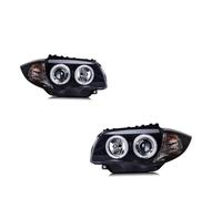 UOEMCRTB Car Headlights For 1 Series E87 2004-2011 Full LED Headlamp Assembly Upgrade High Configure Projector Lens(Without bulb)