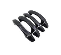UOEMCRTB Carbon Fiber Door Handle for Seat for Leon MK3 2013 2014 2015 2016 2017 2018 2019 Front Rear Right Set Styling ABS Car Accessories