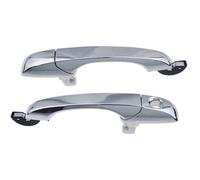 UOEMCRTB Chrome Outside Exterior Door Handle Front Or Rear Left Or Right for Chrysler 300 2005 2006 2007 2008 2009 2010(2 Pcs Front Pair)