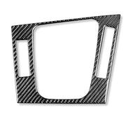 UOEMCRTB Decoration Panel Trim For B&MW 3 Series E46 M3 1998-2006 Real Carbon Fiber Gear Shift Panel Decorative Cover Car Interior Decoration Accessories Sticker(Black,RHD)