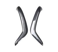 UOEMCRTB Decoration Panel Trim For F&ord For Fiesta 2009 2010 2011 2012 2013 Car Door Handle Decoration Protective Cover Trim Sticker(Carbon fiber black)