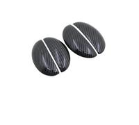 UOEMCRTB Door Handle Cover Chrome for Toyota for Aygo 2005-2013 2006 2007 2008 2009 2010 2011 Anti-Scratch Car Door Trim ABS Car Accessories(Carbon Fiber 4pcs)