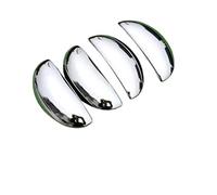 UOEMCRTB Door Handle Cover Chrome for Toyota for Aygo 2005-2013 2006 2007 2008 2009 2010 2011 Anti-Scratch Car Door Trim ABS Car Accessories(Chrome 4pcs)