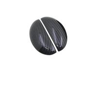 UOEMCRTB Door Handle Cover Chrome for Toyota for Aygo 2005-2013 2006 2007 2008 2009 2010 2011 Anti-Scratch Car Door Trim ABS Car Accessories(Carbon Fiber 2pcs)