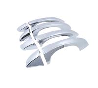 UOEMCRTB Door Handle Cover Trim Chrome for SEAT for Leon MK3 5F 2012~2019 2014 2015 2016 2017 2018 ABS Anti-Scratch Luxurious Car Accessories(No Button1)