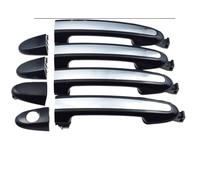 UOEMCRTB Exterior Door Handle Chrome Front Rear Left Or Right For Hyundai For Santa Fe 2.4L 3.5L 2007-2012 826512B000 826612B000 836512B000(4 Pcs Front Rear Kit)