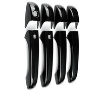 UOEMCRTB Exterior Door Handles Automotive Supplies Black 8Pcs/Set for Chrysler 2000-2014 for Town & Country 2008-2016
