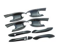 UOEMCRTB for Hyundai for Tucson NX4 2021 2022 2023 Hybrid N Line ABS Carbon Car Door Handle Bowl Cover Trim Accessories(Carbon 8pcs)