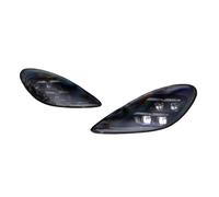 UOEMCRTB For Porsche 981 For Cayman 2013-2015 Front Car Matrix Headlight Modification Upgrade LED Headlights(Yellow light,Left Steering Wheel)