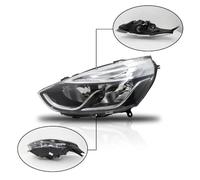 UOEMCRTB For Renault For Clio 4 HB MK4 IV 2013-2019 Front Headlight Left Or Right 260106624R 260603442R With Chrome Trimmed(Pair)