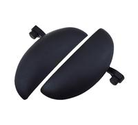 UOEMCRTB Front Or Rear Or Left Or Right Exterior Car Door Handle Matte Black For Peugeot 107 PM 2005 2006 2007 2008 2009 2010 2011 2012 2013 2014(2 Pcs Front LH RH)