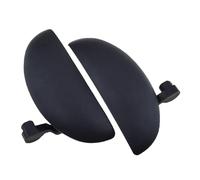 UOEMCRTB Front Or Rear Or Left Or Right for Toyota for Aygo 2005 2006 2007 2008 2009 2010 2011 2012 2013 2014 Exterior Car Door Handle Matte Black(2 Pcs Rear LH RH)