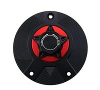 UOEMCRTB Keyless Motorcycle Fuel Gas Tank Cap Cover For Kawasaki For Ninja ZX-10R 2006-2021 2014 2015 2016 2017 2018 2019 2020 ZX10R ZX 10R Fuel Tank Cap(Red)