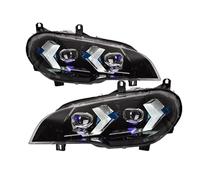 UOEMCRTB LED Headlight Car Head Lamp For X5 E70 2007-2013 Headlights DRL Turn Signal High Beam Angel Eye Projector Lens(With AFS,2007-2010)