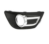 UOEMCRTB Left Right Chrome Front Bumper Fog Lamp Light Cover For Citroen C4 2008 2009 2010 2011(left)